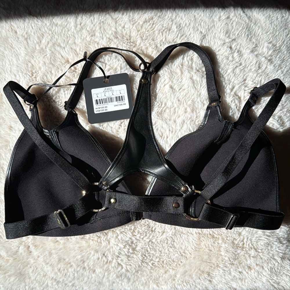 Honey Birdette Jael Black Bralette - Picture 4 of 6